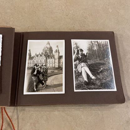 Small Album(RED COVERS)of Old German Relatives Featuring Stern Old Grandfather Kurt!