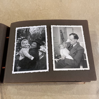 Small Album(RED COVERS)of Old German Relatives Featuring Stern Old Grandfather Kurt!