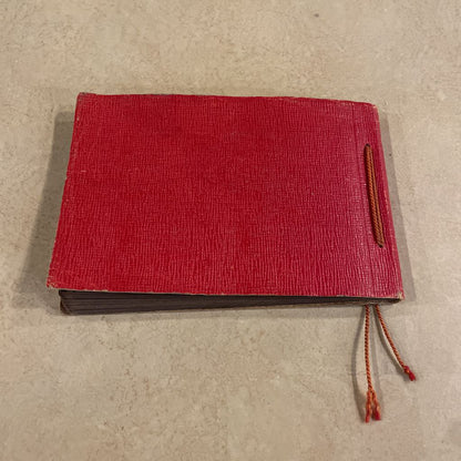 Small Album(RED COVERS)of Old German Relatives Featuring Stern Old Grandfather Kurt!