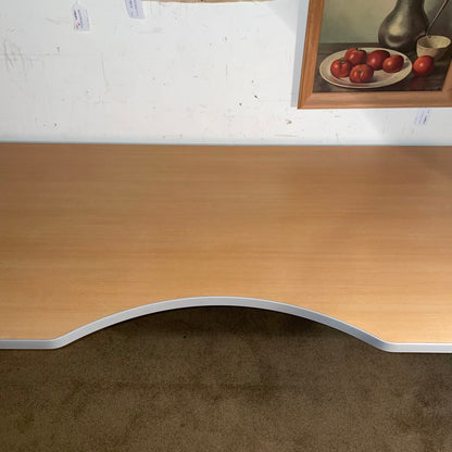 Wide Metal Leg Desk