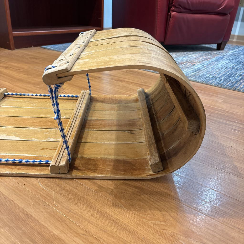Vintage Toboggan Snow Sled UNIQUE FINDS