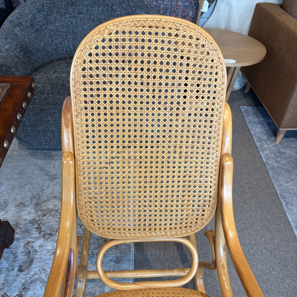 Vintage Bentwood Cane Genuine Thonet Rocker U ACCENT CHAIRS