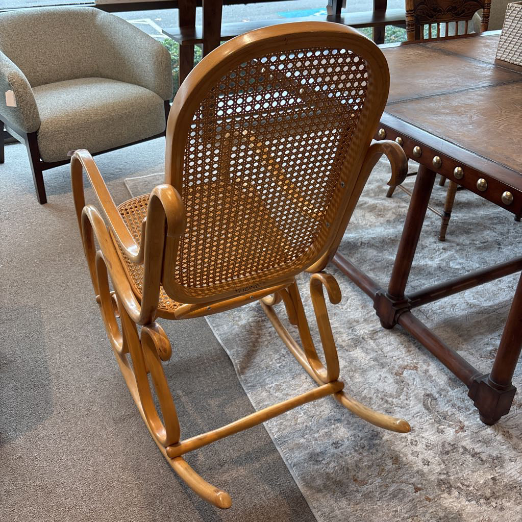 Vintage Bentwood Cane Genuine Thonet Rocker U ACCENT CHAIRS