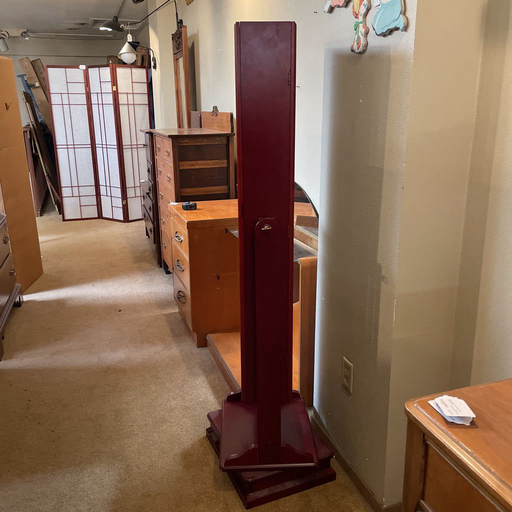 Double Sided Swivel Jewelry Armoire