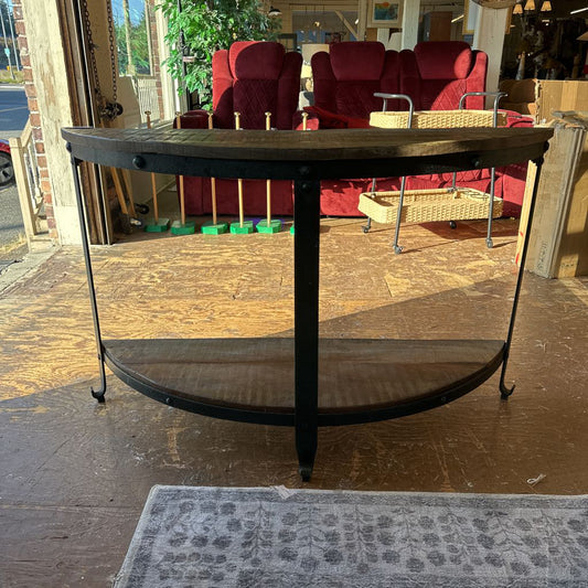 Metal/Wood Console Table C CONSOLE TABLES