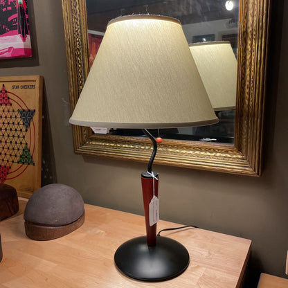 Russet & Round Base Table Lamp