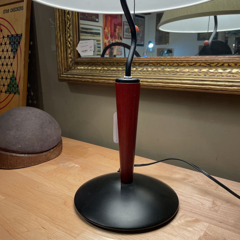 Russet & Round Base Table Lamp