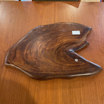Hawaii-Made Large Wooden Leaf Tray