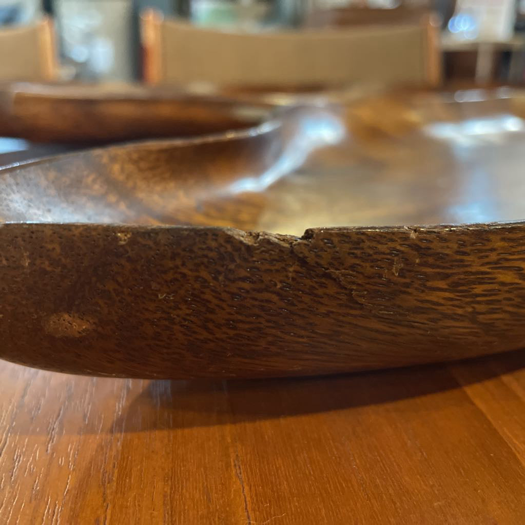 Hawaii-Made Large Wooden Leaf Tray