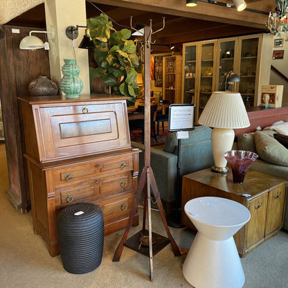 Vintage Oak Coat Tree