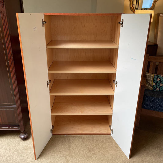 Birds Eye Maple Veneer 2 Door Armoire C CABINETS