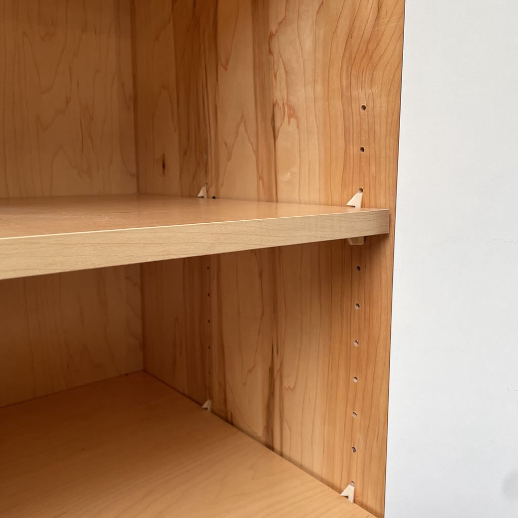 Birds Eye Maple Veneer 2 Door Armoire