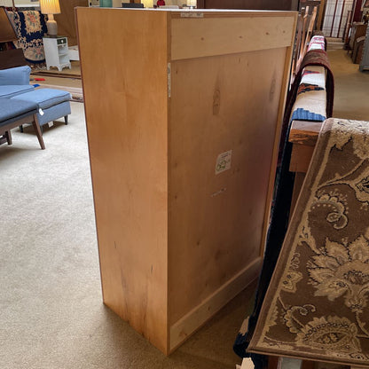 Birds Eye Maple Veneer 2 Door Armoire