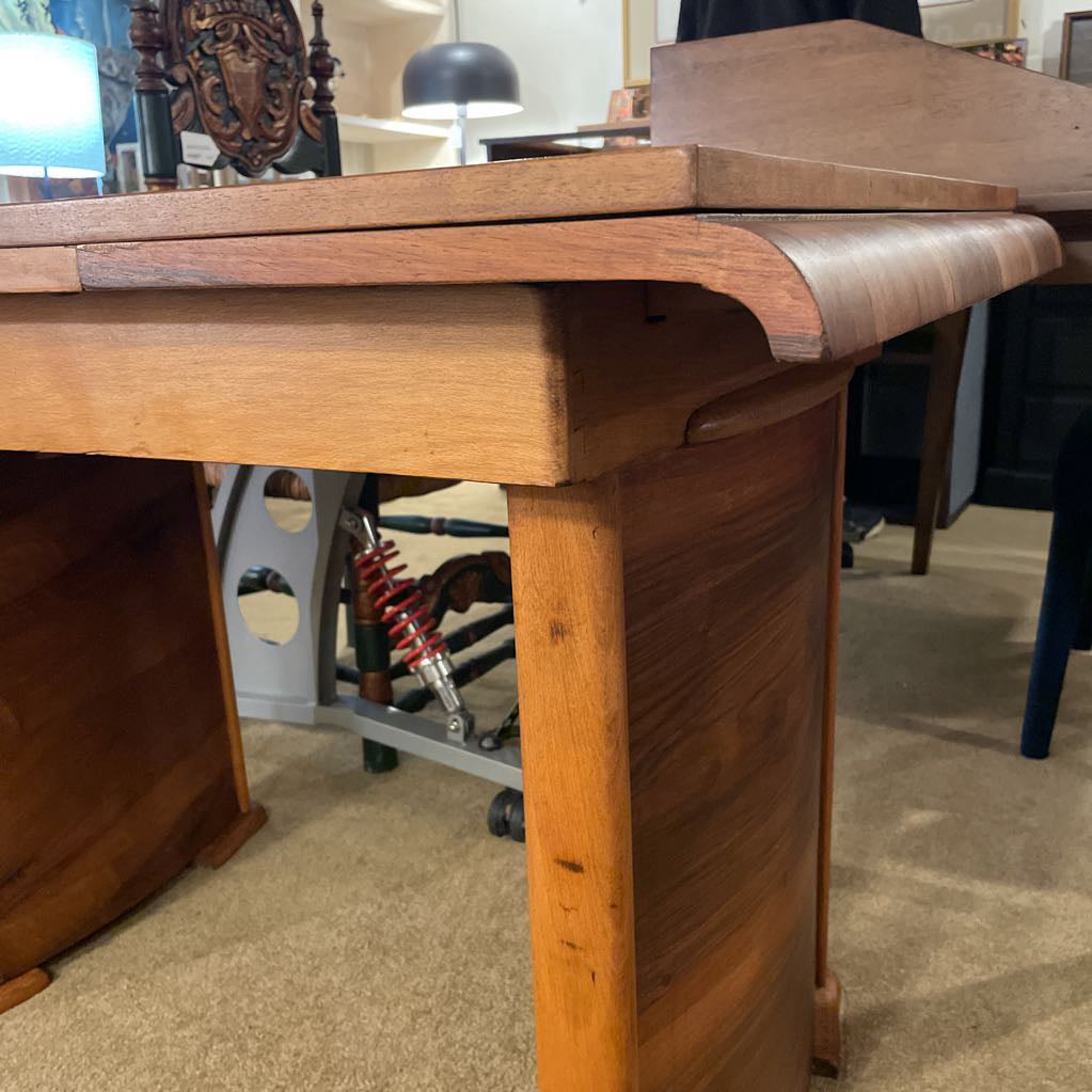 Deco Waterfall Edge Extendable Desk C DESKS