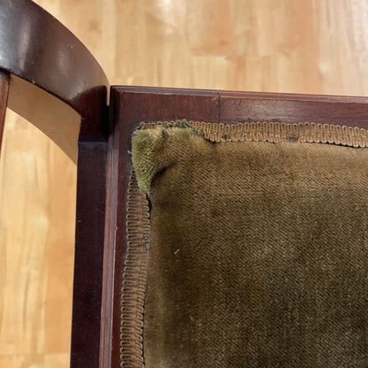 Dark Wood Piano Bench w Storage