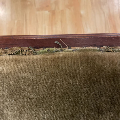 Dark Wood Piano Bench w Storage