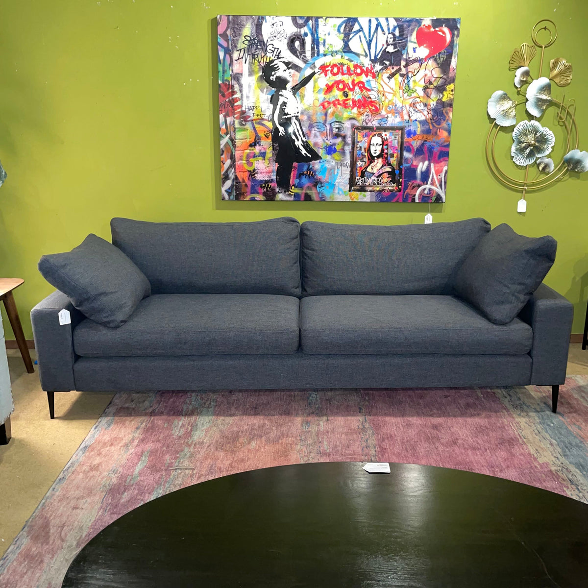 Dark Blue Article Nova Sofa U SOFAS