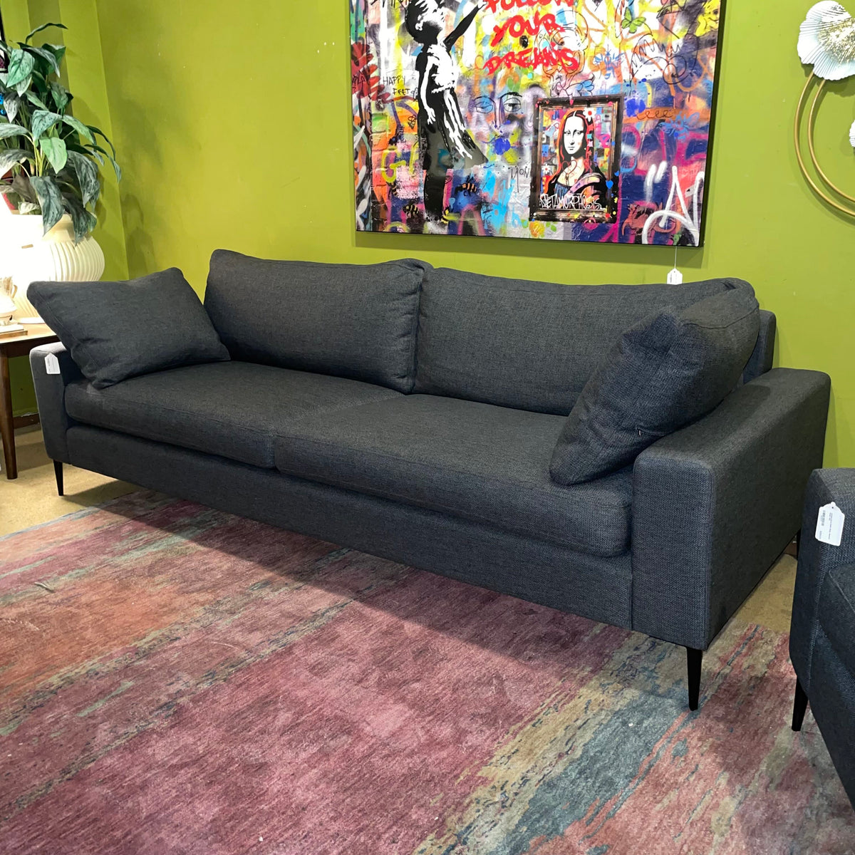 Dark Blue Article Nova Sofa U SOFAS