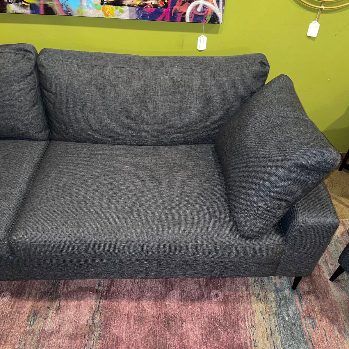 Dark Blue Article Nova Sofa U SOFAS