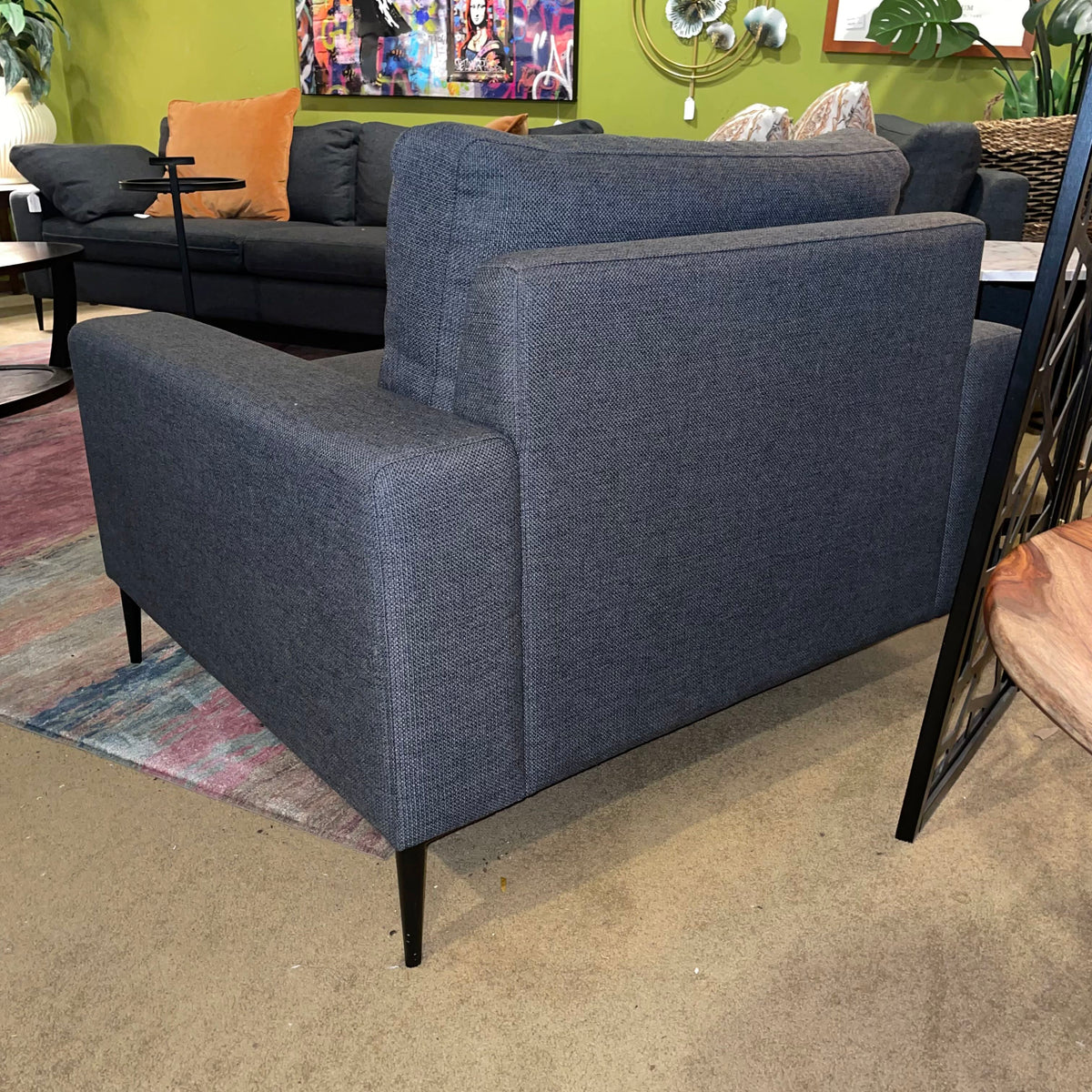 Article Nova Dark Grey Accent Chair U ACCENT CHAIRS
