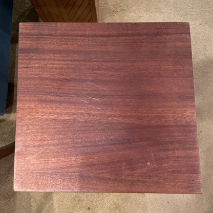Square Top Wooden Side Table C SIDE TABLES