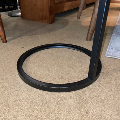 Round Black C Side Table C SIDE TABLES