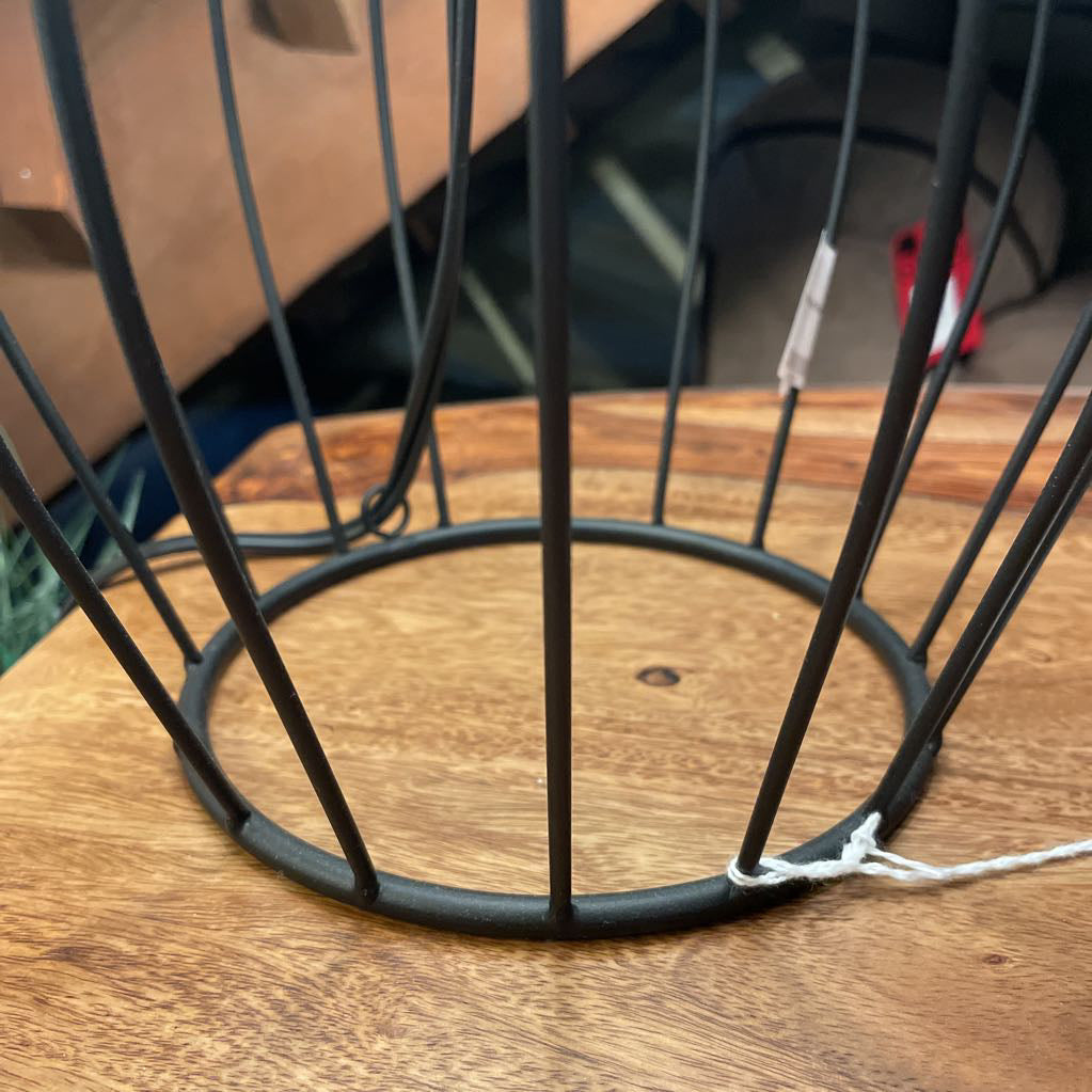 Black Wire Frame Table Lamp