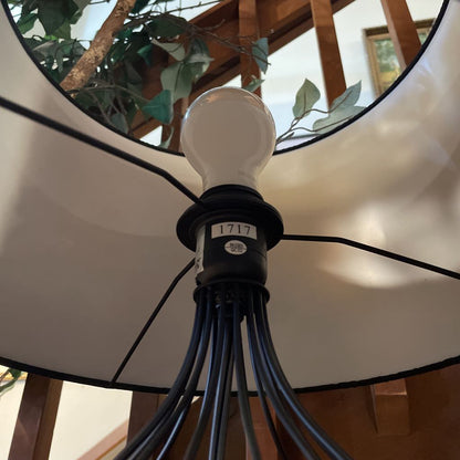 Black Wire Frame Table Lamp