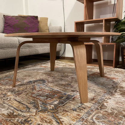 Eames Style Round Wooden Coffee Table C COFFEE TABLES