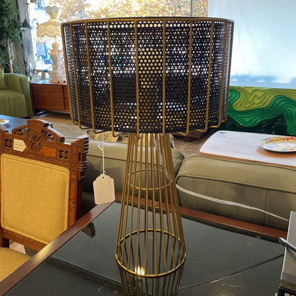 Brass Wire Frame Tire Lamp
