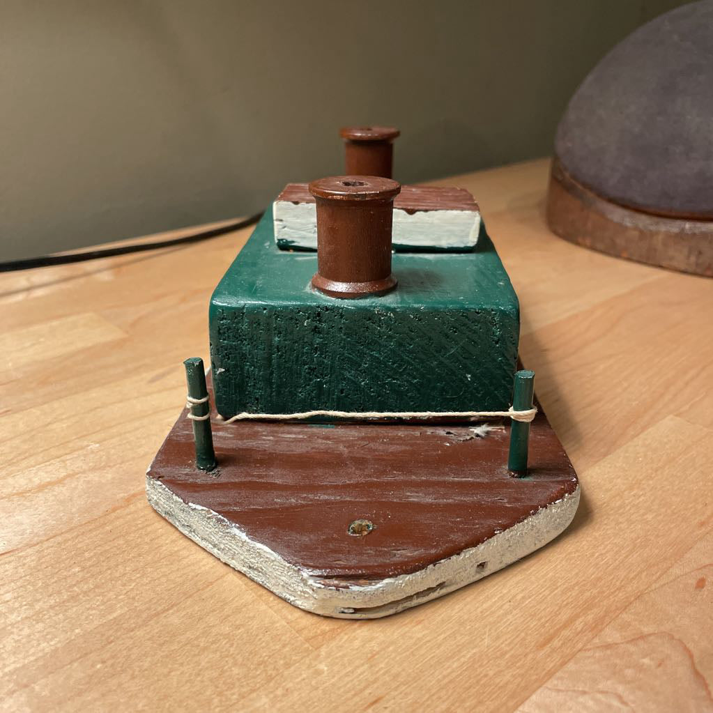 Cute Vintage Homemade Ferry Boat "Joyful" UNIQUE FINDS