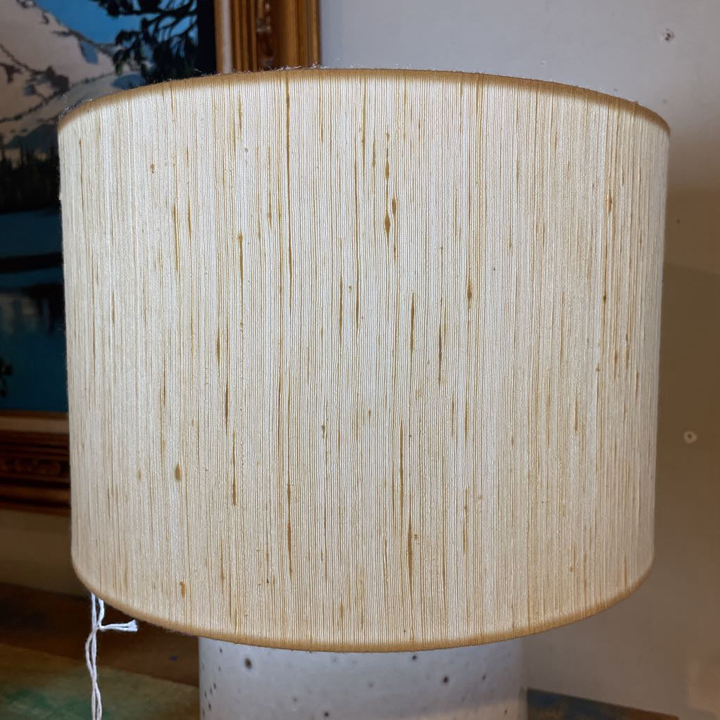 Short Round Ceramic Dotted Table Lamp LAMPS