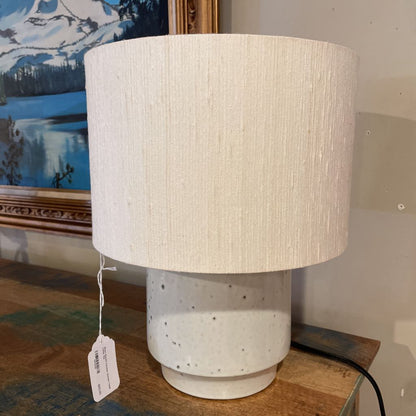 Short Round Ceramic Dotted Table Lamp LAMPS