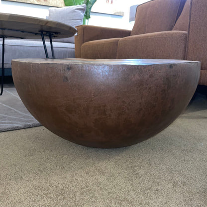 Metal Round Wood Top Coffee/Side Table C SIDE TABLES