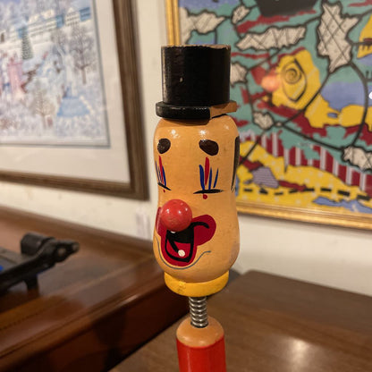 Creepy Clown Head Ring Toss Toy