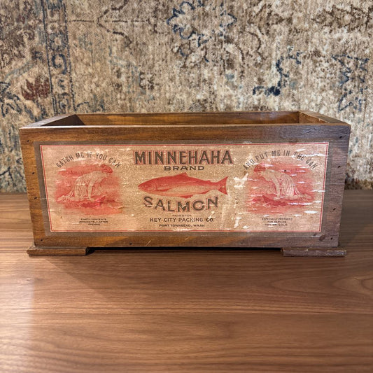 Small Salmon Wooden Box