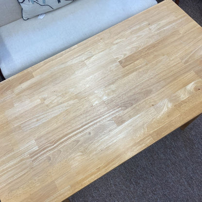 Small Blonde Wood Desk C DESKS