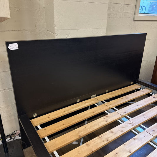 Black Ikea Queen Bed C BED FRAMES