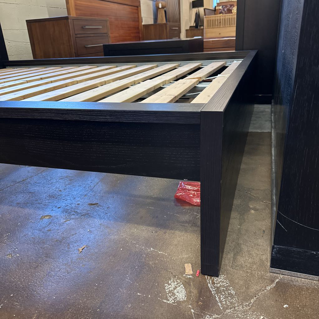 Black Ikea Queen Bed C BED FRAMES