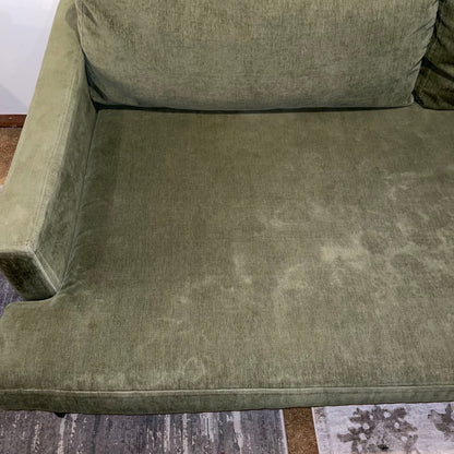 West Elm Andres Olive Green Mega RAF Sectional *Measure Your Doorways Carefully!* U SECTIONALS RAF
