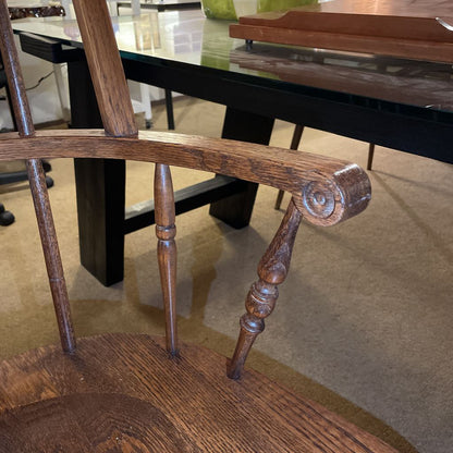 Oak Windsor Style Office Chair