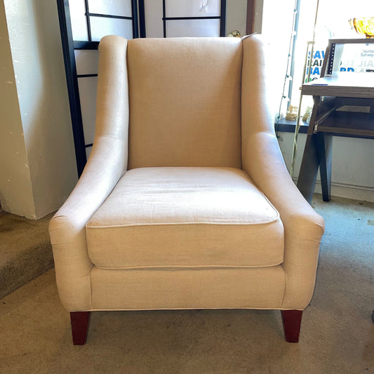 Mitchell Gold & Bob Williams Beige Sloped Arm Accent Chair U ACCENT CHAIRS
