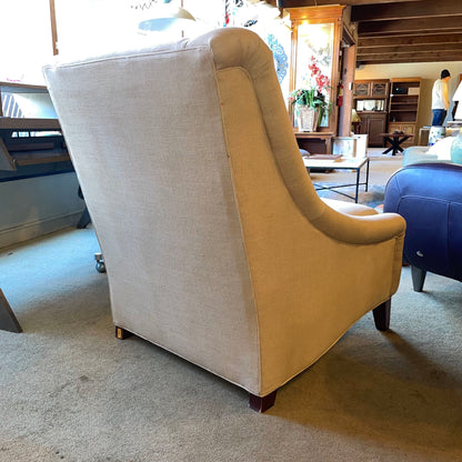 Mitchell Gold & Bob Williams Beige Sloped Arm Accent Chair U ACCENT CHAIRS
