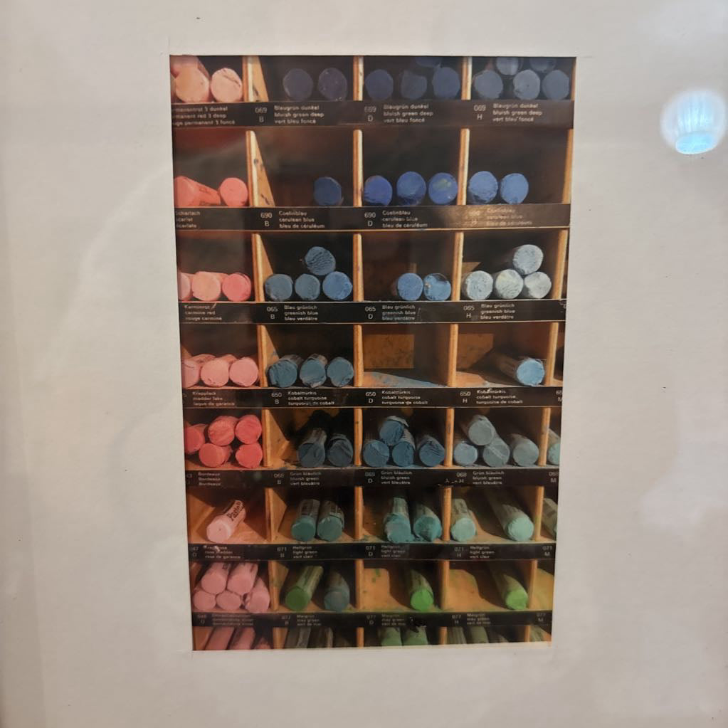 Blue Pastels Picture in Frame