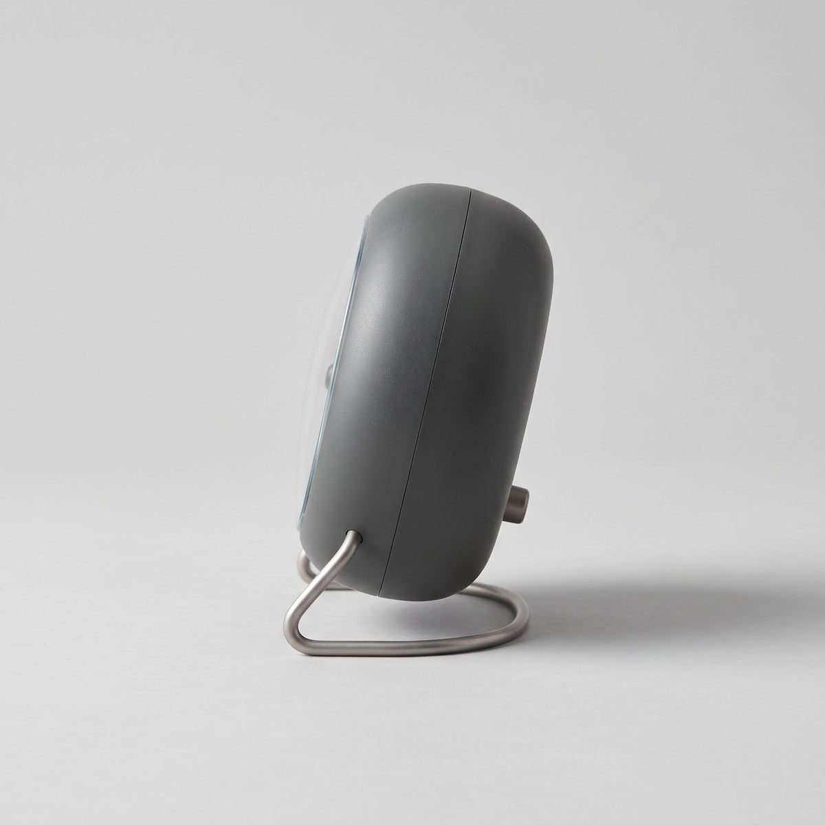Arne Jacobsen AJ Bankers table clock with alarm, dark grey