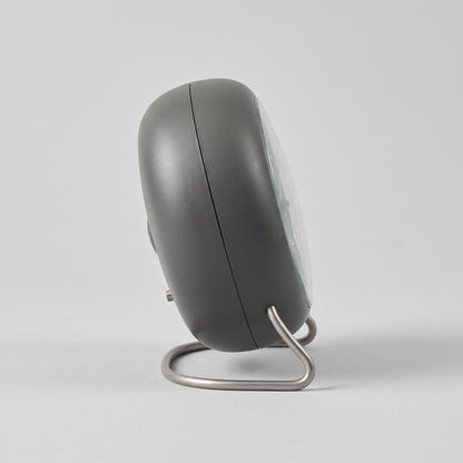 Arne Jacobsen AJ Bankers table clock with alarm, dark grey