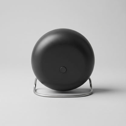 Arne Jacobsen AJ Bankers table clock with alarm, dark grey