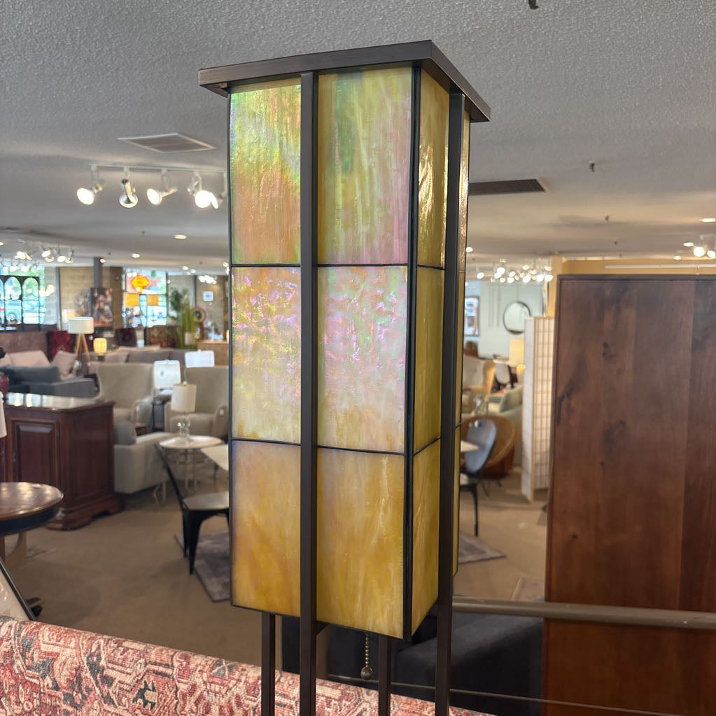 Iridescent Glass Floor Lamp LAMPS