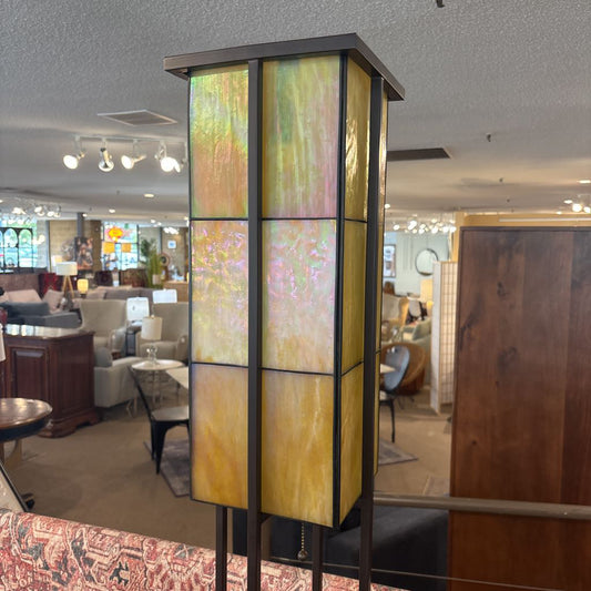 Iridescent Glass Floor Lamp LAMPS