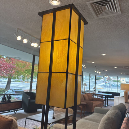 Iridescent Glass Floor Lamp LAMPS